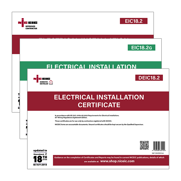 Electrical Installation Certificate 18.3