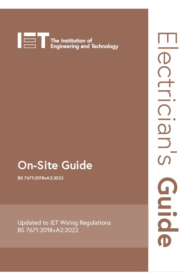 IET On-Site Guide (BS 7671:2018+A2:2022)